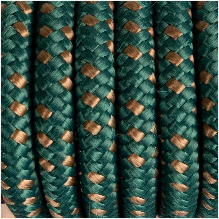 Trophy Halter Painted Bronc Nose #32 Customs & Awards - Halters Custom I. HUNTER GREEN/TAN