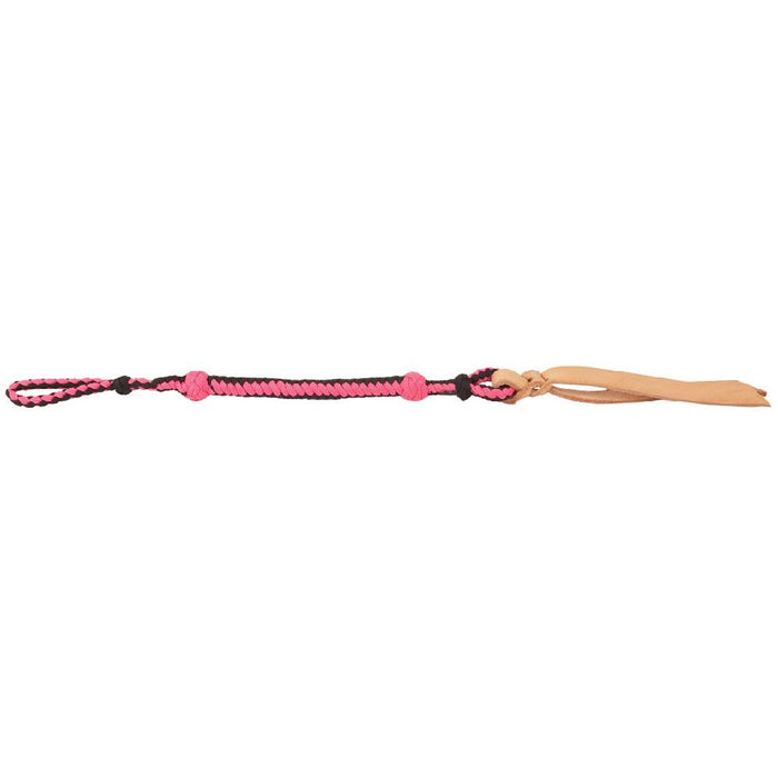 Mustang Poly Quirt Tack - Whips, Crops & Quirts Mustang Pink/Black