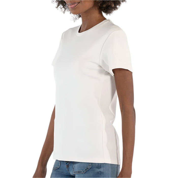 Kut Remington Scoop Neck Shirt - Ivory - FINAL SALE WOMEN - Clothing - Tops - Short Sleeved Kut from the Kloth