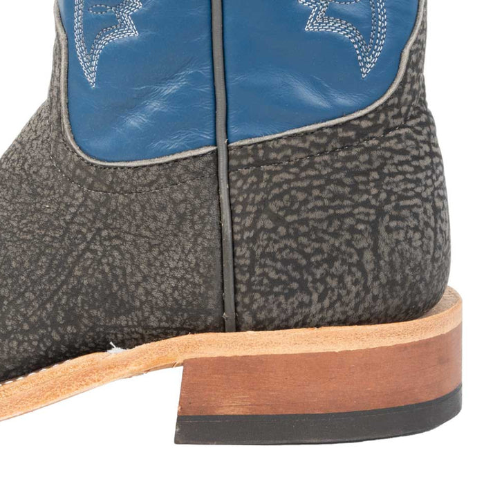 Anderson Bean Women's Grey Safari Giraffe Boot - Teskey's Exclusive WOMEN - Footwear - Boots - Exotic Boots Anderson Bean Boot Co.