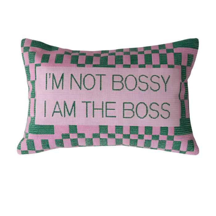 "I'm Not Bossy..." Cotton Velvet Lumbar Pillow HOME & GIFTS - Home Decor - Decorative Pillows Creative Co-Op