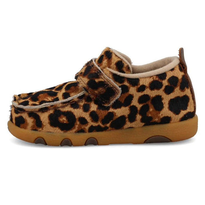Twisted X Infant Leopard Cowhide Driving Moc KIDS - Baby - Baby Footwear Twisted X