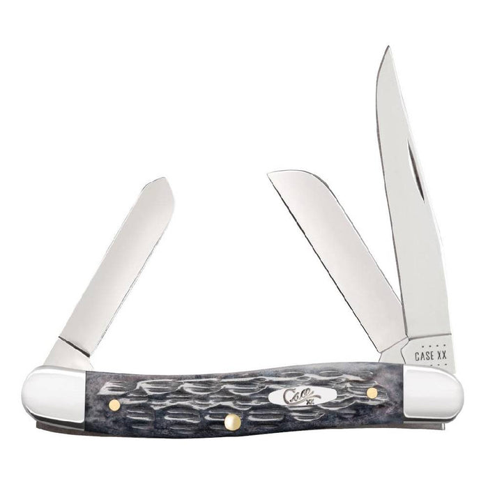 Case Pocket Worn® Gray Bone Crandall Medium Stockman Knives W.R. Case