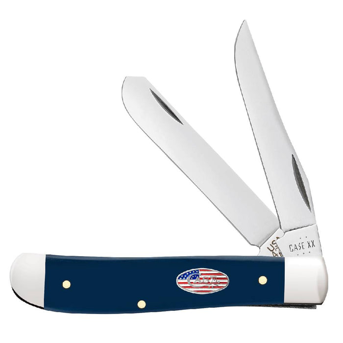 Case Mini Trapper Gift Set - Navy Blue Synthetic Knives W.R. Case