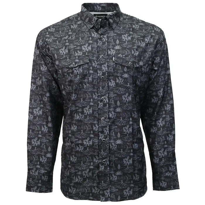 Hooey Men's Sol Black Comanche Snap Shirt