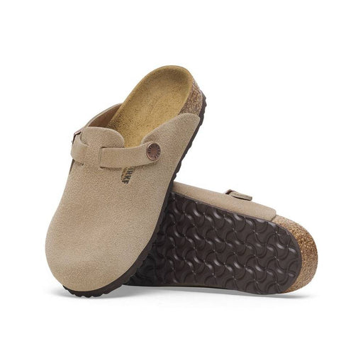 Birkenstock Kid's Boston - Taupe Suede KIDS - Girls - Footwear - Casual Shoes Birkenstock