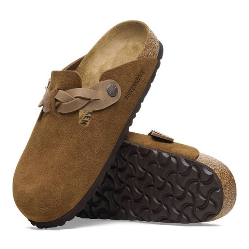 Birkenstock Boston Braid - Mink Suede WOMEN - Footwear - Casuals Birkenstock