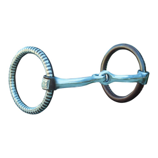 Professional's Choice O-Ring Snaffle Bit with Silver Detail Tack - Bits Professional's Choice