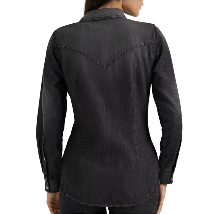 Wrangler Women's Denim Cowboy Shirt WOMEN - Clothing - Tops - Long Sleeved Wrangler