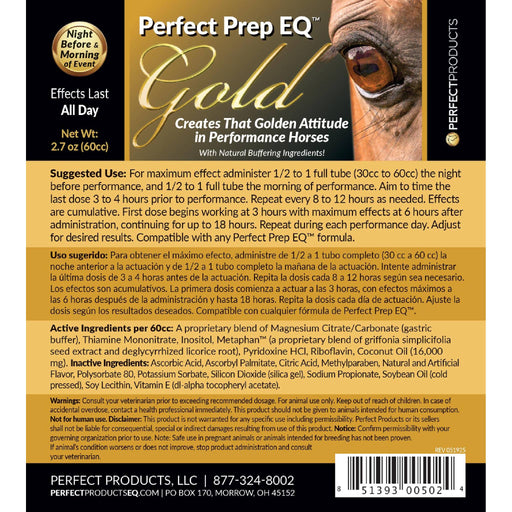 Perfect Prep EQ Gold Equine - Supplements Perfect Prep