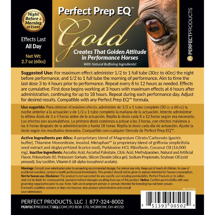 Perfect Prep EQ Gold Equine - Supplements Perfect Prep