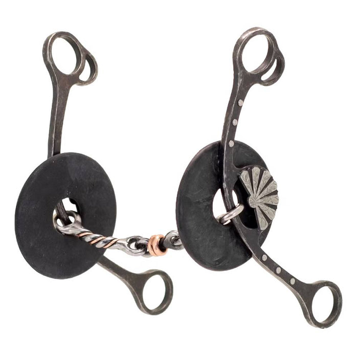 Cowboy Tack Fan Concho Dog Bone Twisted Gag Bit Tack - Bits Partrade