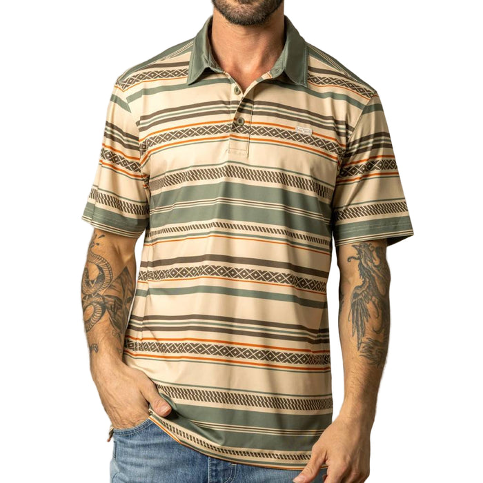 Kimes Ranch Men's Mackin Stripe Polo Shirt