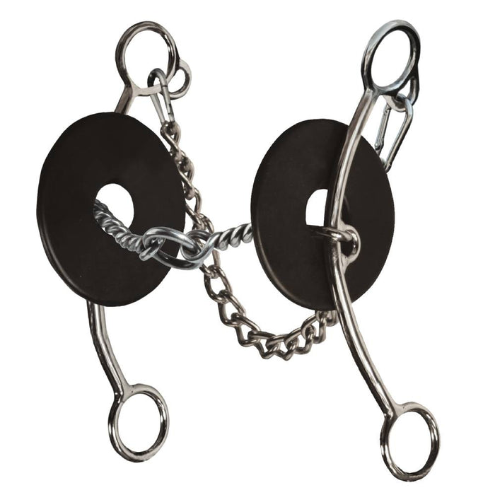 Professional's Choice Brittany Pozzi Collection Long Cheek Twisted Lifesaver Bit Tack - Bits Professional's Choice
