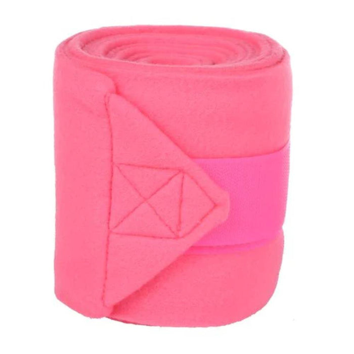 Polo Wraps Tack - Leg Protection Mustang Hot Pink