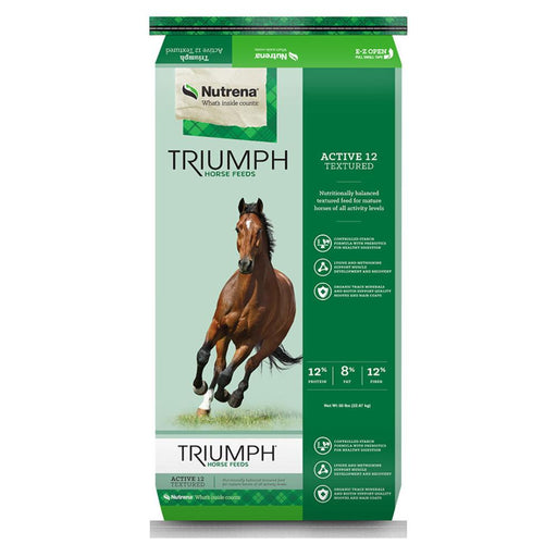 Nutrena Triumph Active 12% Textured Horse Feed Feed & Hay - Feed Nutrena