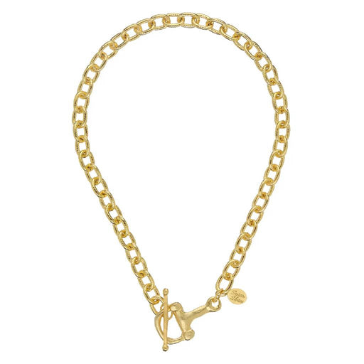 Gold Horse Bit Toggle WOMEN - Accessories - Jewelry - Necklaces Susan Shaw