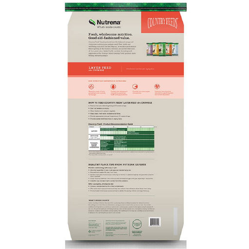 Nutrena Country Feeds Layer 16% Crumble Feed & Hay - Feed Nutrena