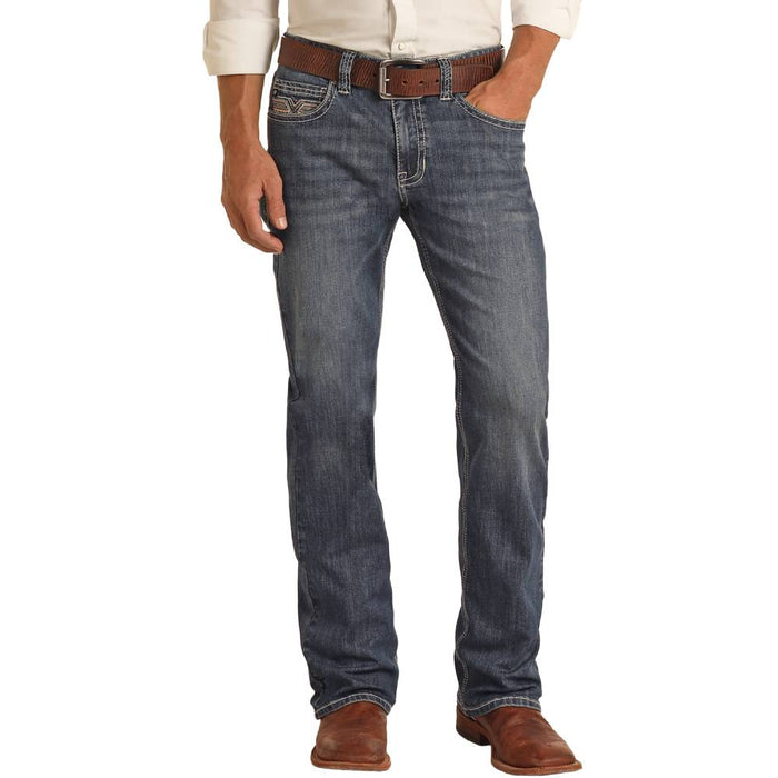 Rock & Roll Denim Men's Double Barrel Straight Jeans MEN - Clothing - Jeans Panhandle