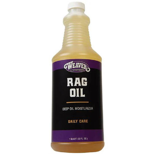 Weaver Rag Oil Livestock - Show Supplies Weaver