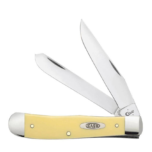 Case Yellow Synthetic Trapper Carbon Knives W.R. Case