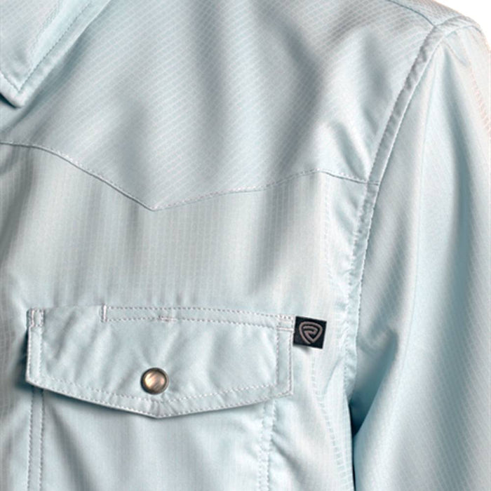 Rock & Roll Denim Men's Ripstop Pearl Snap Shirt MEN - Clothing - Shirts - Short Sleeve Shirts Panhandle