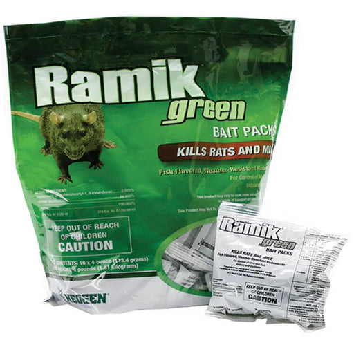 Ramik Green Mini Bait Packs Barn - Pest Control Ramik
