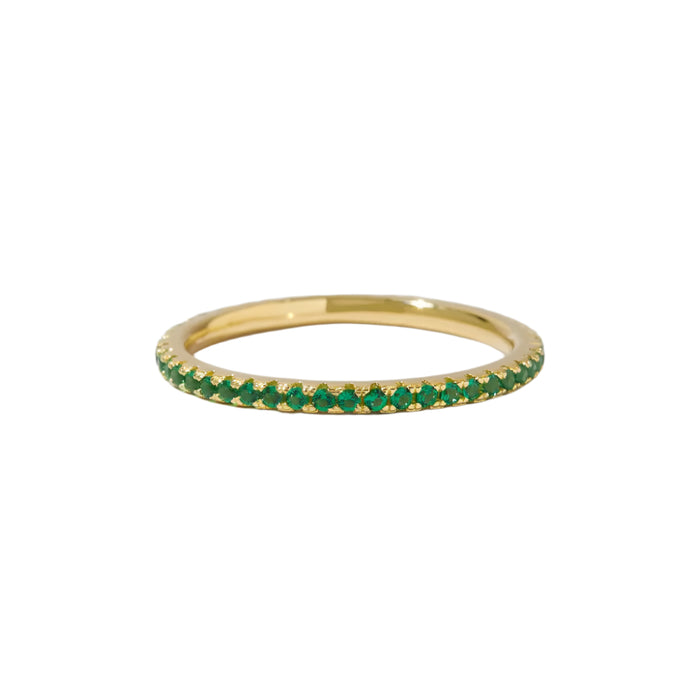 Emerald Eternity Ring - Size 6 WOMEN - Accessories - Jewelry - Rings Sami Jewels