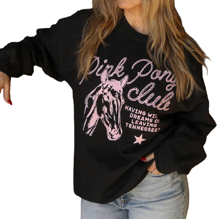 Pink Pony Club Sweatshirt WOMEN - Clothing - Pullovers & Hoodies Charlie Southern