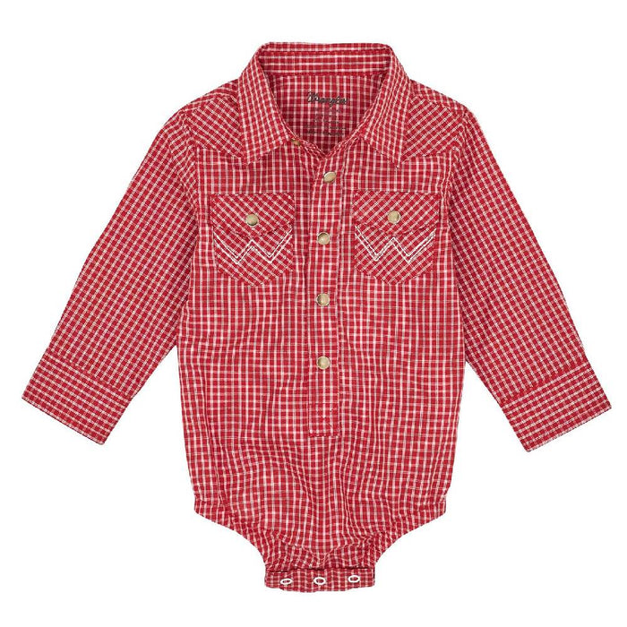 Wrangler Baby Boy's Plaid Onesie KIDS - Baby - Baby Boy Clothing Wrangler