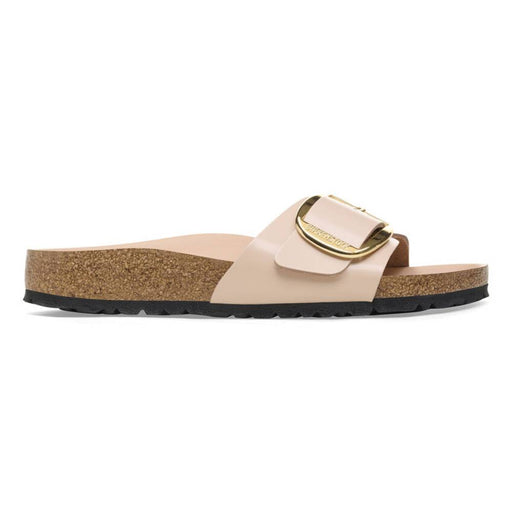 Birkenstock Madrid Big Buckle - High Shine New Beige WOMEN - Footwear - Sandals Birkenstock