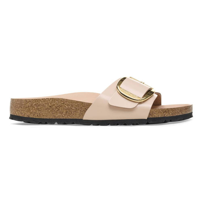 Birkenstock Madrid Big Buckle - High Shine New Beige WOMEN - Footwear - Sandals Birkenstock
