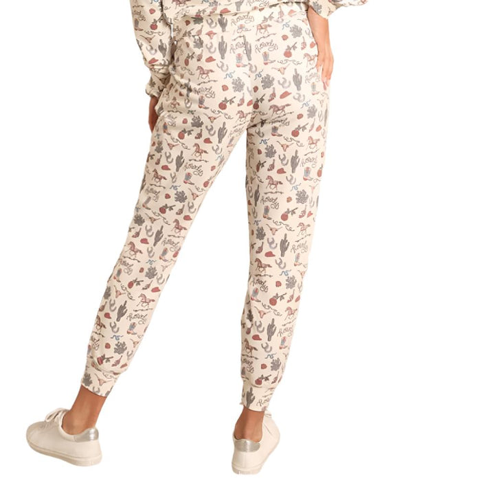 Rock & Roll Denim Women's Western Print Joggers WOMEN - Clothing - Pants & Leggings Panhandle