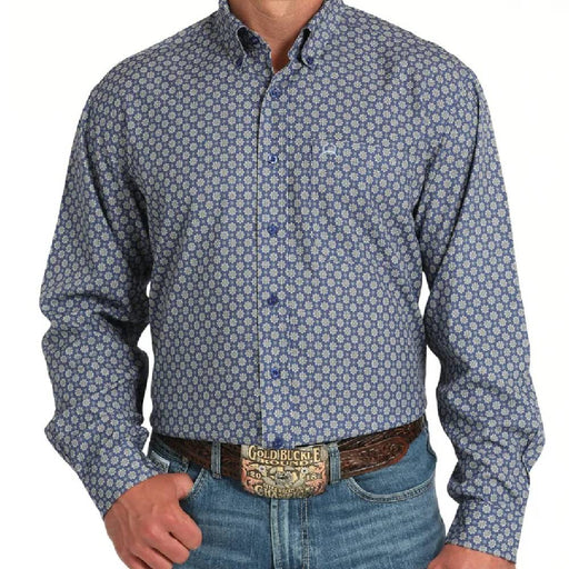 Cinch Men's Geo Print Arenaflex Button Down Shirt MEN - Clothing - Shirts - Long Sleeve Cinch