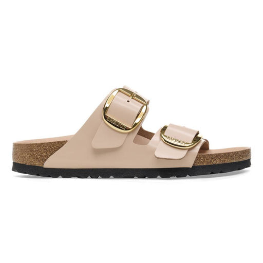 Birkenstock Arizona Big Buckle - High Shine New Beige WOMEN - Footwear - Sandals Birkenstock