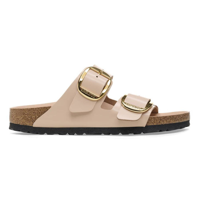 Birkenstock Arizona Big Buckle - High Shine New Beige WOMEN - Footwear - Sandals Birkenstock