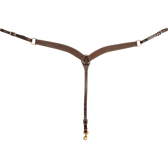 Martin Saddlery 1-3/4" Chocolate Roughout Breast Collar