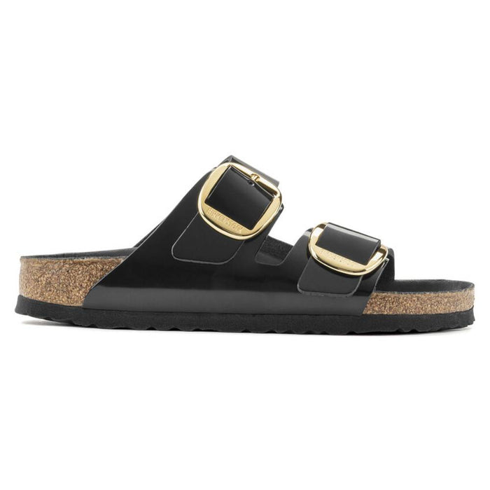 Birkenstock Arizona Big Buckle - High Shine Black WOMEN - Footwear - Sandals Birkenstock