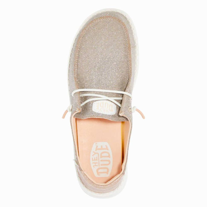 Hey Dude Wendy Metallic Sparkle - Rose Gold WOMEN - Footwear - Casuals Hey Dude