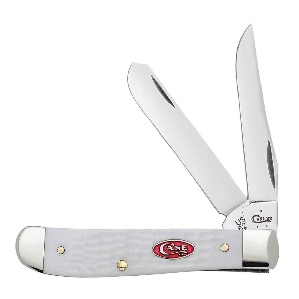 Case Sparxx White Jigged Synthetic Mini Trapper Knives WR CASE   