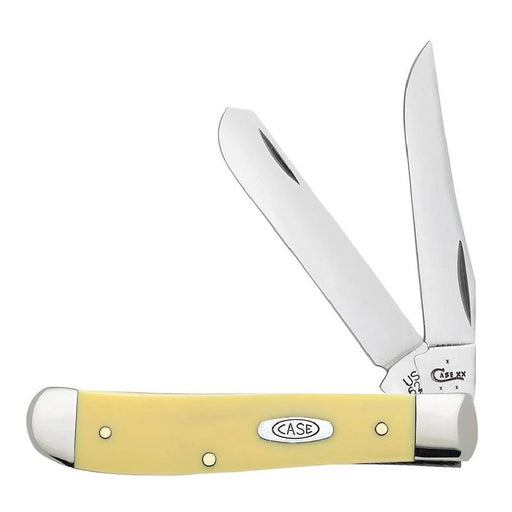 Case Yellow Synthetic Mini Trapper SS Knives W.R. Case