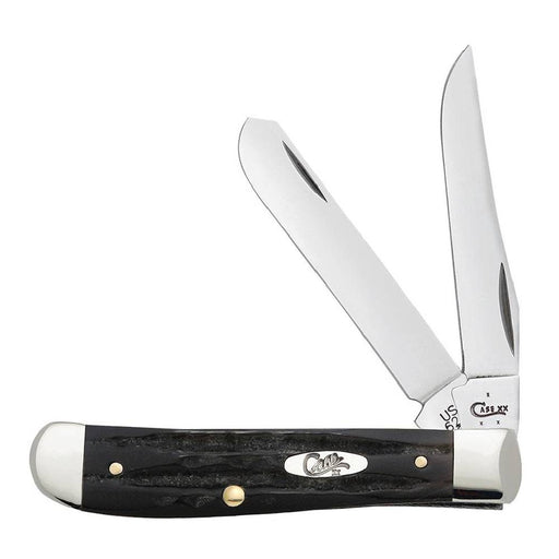Case Jigged Buffalo Horn Mini Trapper Knives W.R. Case