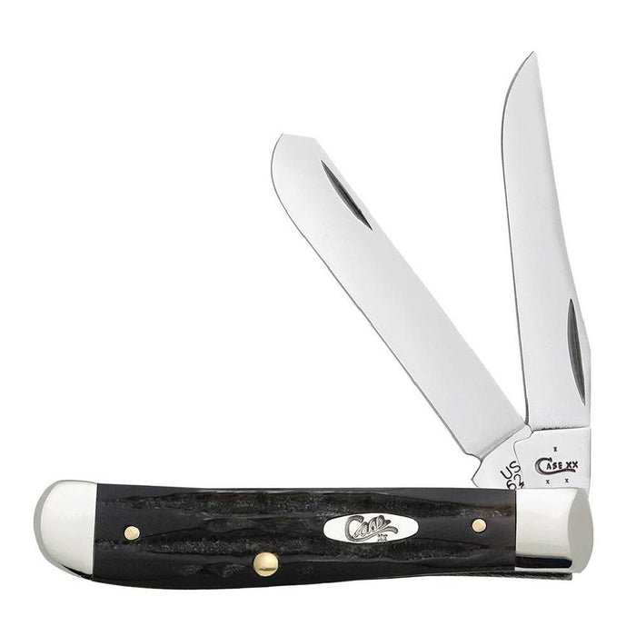 Case Jigged Buffalo Horn Mini Trapper Knives W.R. Case
