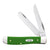 Case Mini Trapper - Green Synthetic Smooth Knives WR CASE   