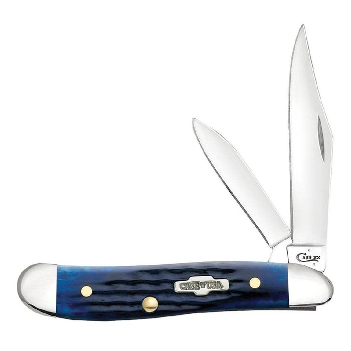 Case Blue Bone Peanut Knives W.R. Case