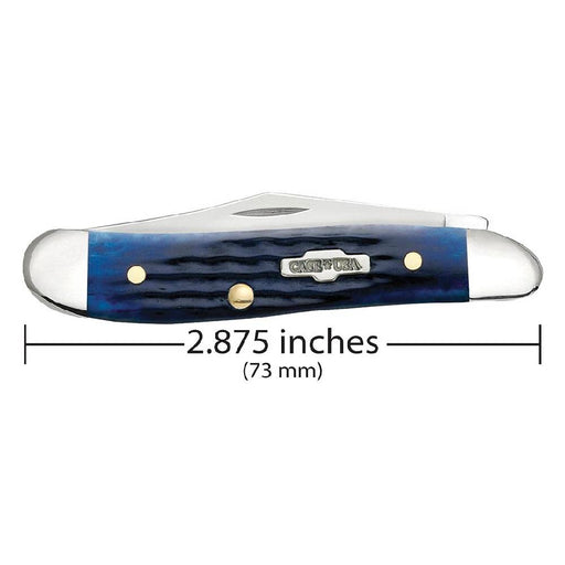 Case Blue Bone Peanut Knives W.R. Case
