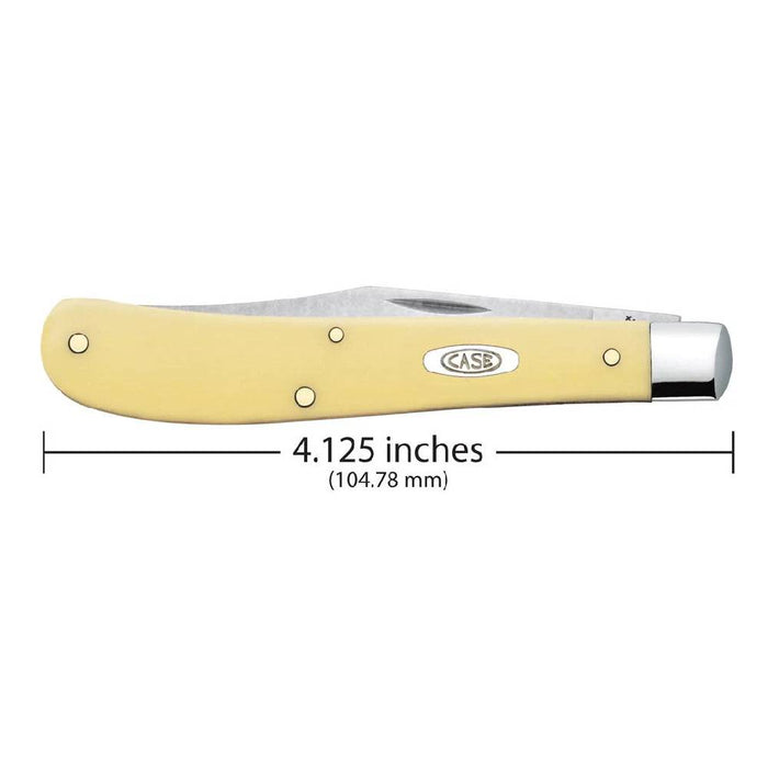 Case Yellow Synthetic Slimline Trapper SS Knives W.R. Case