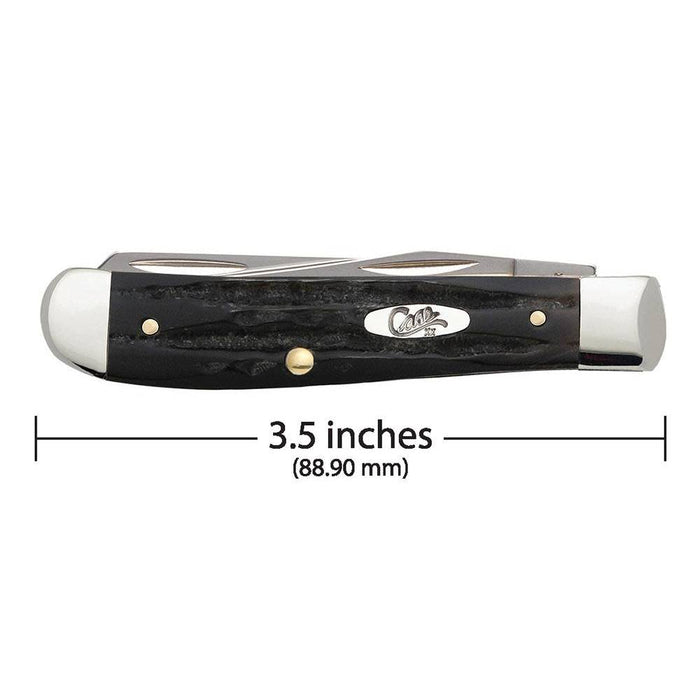 Case Jigged Buffalo Horn Mini Trapper Knives W.R. Case