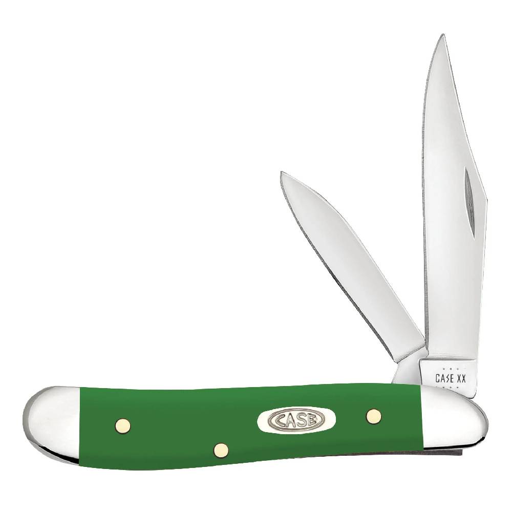 Case Peanut - Green Synthetic Smooth Knives WR CASE   