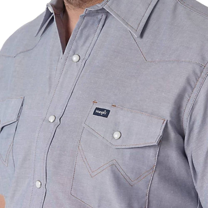 Wrangler Men's Cowboy Cut Work Shirt MEN - Clothing - Shirts - Short Sleeve Wrangler